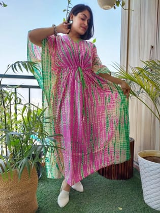 Hand Block printed KAFTAN 100% Pure cotton