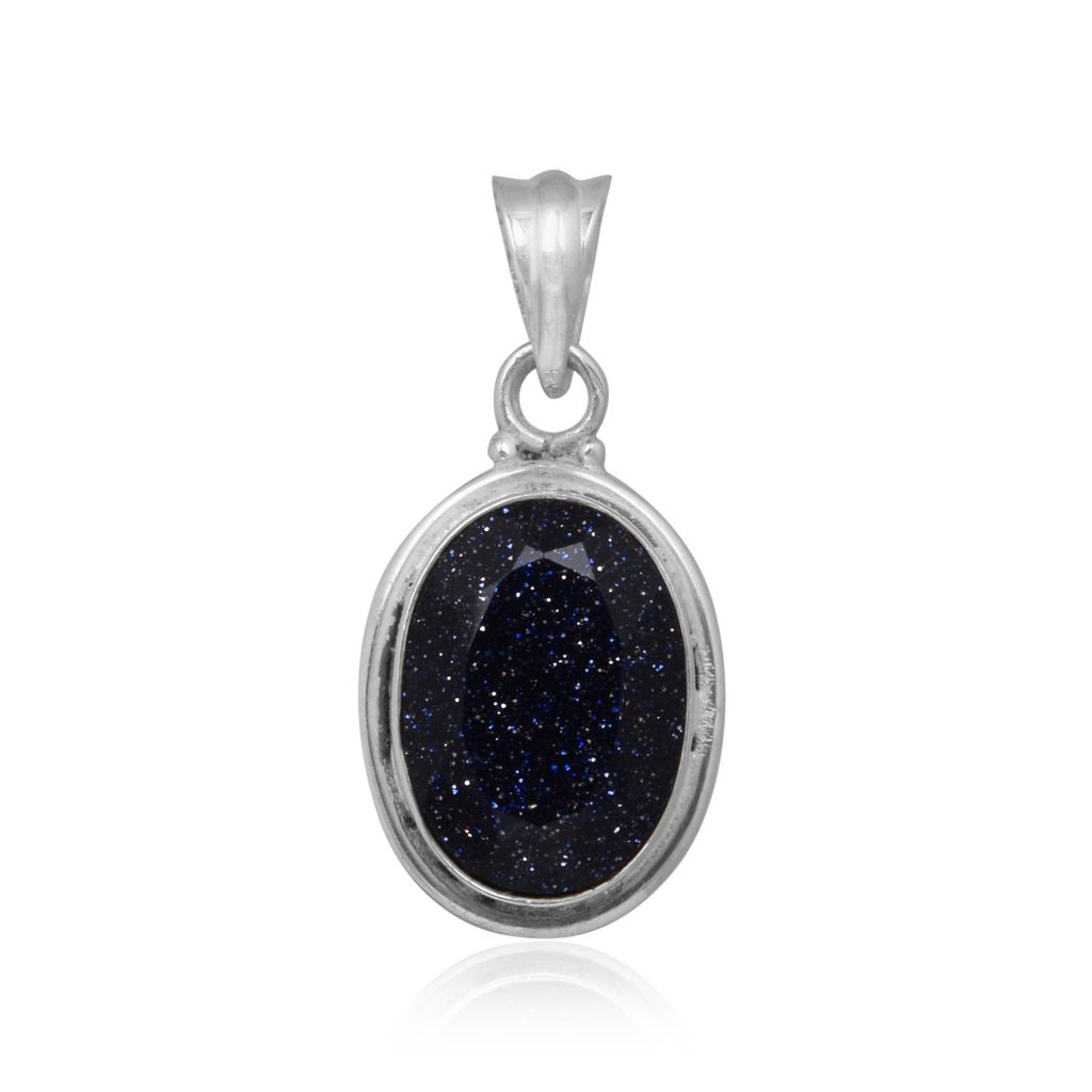 A 925 sterling silver Galaxy shinning stone chain pendant