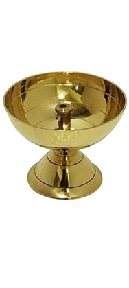 Traditional Brass Puja Diya for Home Temple & Festivals