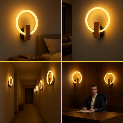 Lamper Lunaris Halo Wall Light