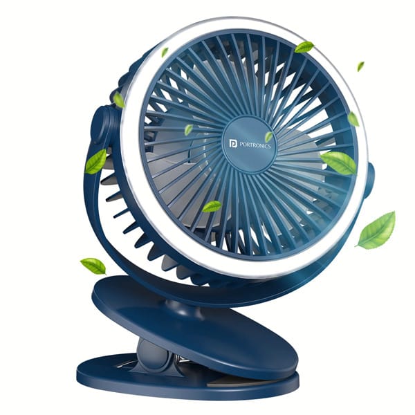 Portronics ClipCool Portable Rechargeable Clip-On Fan