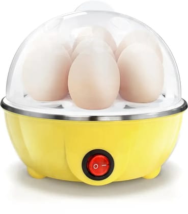 Automatic 7-Egg Electric Cooker with Auto Shut-off - Multicolours 