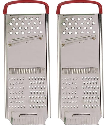 OC9 Stainless Steel Vegetable Grater ( Pack of 1 ) - Silver