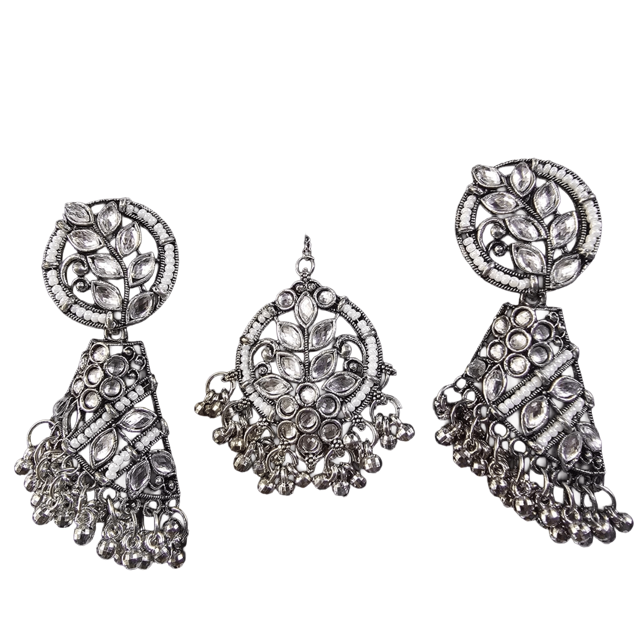 Tikka with Jhumka Earrings Set combo