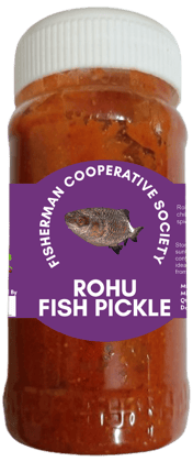 Rohu Fish Pickle By Fisherman Cooperative Society, Spicy & Tangy Fish Delicacy
