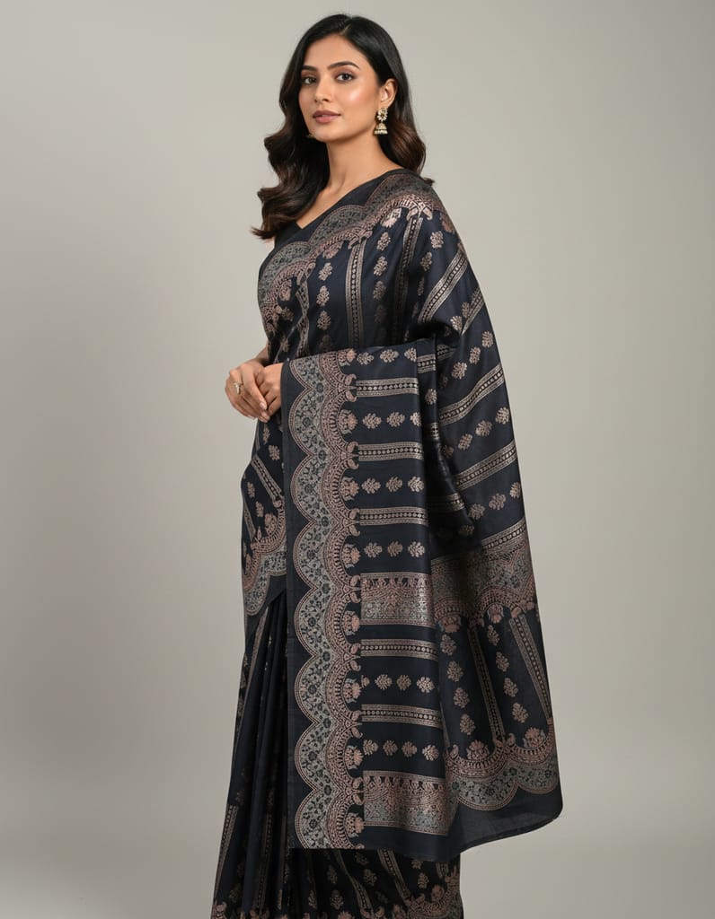 Banaras silk saree - Sarees | Buy online on ZillyBuy