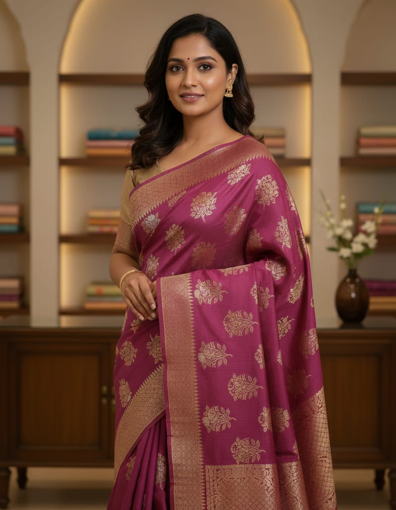 Banaras Silk - Sarees | Buy online on ZillyBuy