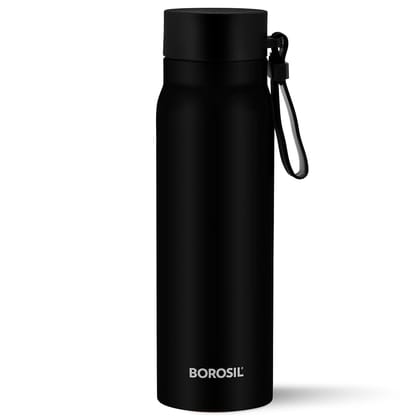 Borosil Bliss 500 ml Black Stainless Steel Vaccum Insulated Bottle 13 hrs Hot & 12 hrs Cold Borosil Bliss 500 ml Black Stainless Steel Vaccum Insulated Bottle 13 hrs Hot & 12 hrs Cold