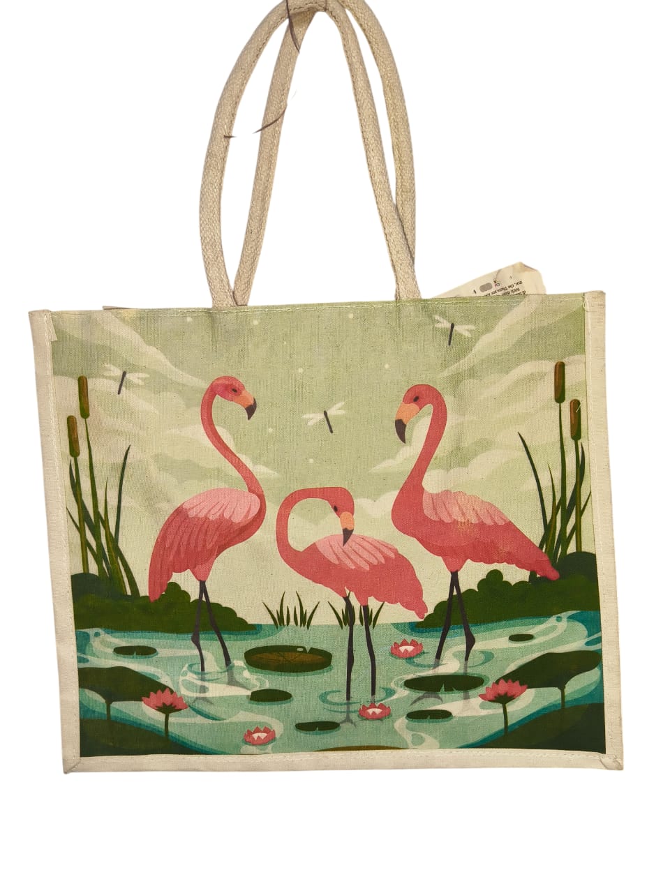Eco-friendly jute tote bag