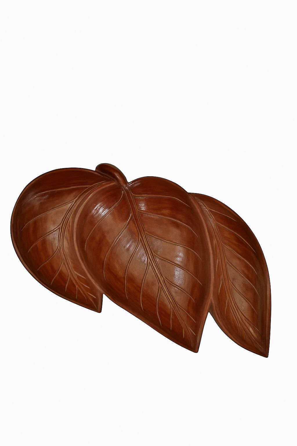 Tri-Leaf Wooden Serving Tray