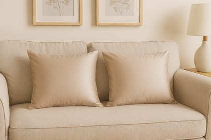 Luxury Champagne Satin Pillowcases (Set of 2) for Hair & Skin