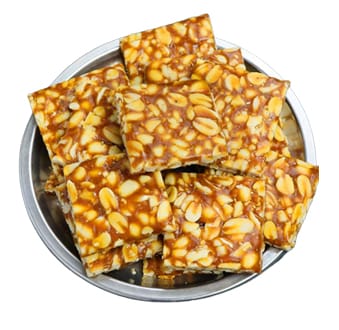 Peanut Chikki, Moongfali Gur Patti, Groundnut Brittle, Shengdana Chikki, Gur Badam Bar 200gm