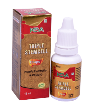 KEVA Triple Stemcell Anti-Aging Drops (15 ml) for Powerful Rejuvenation