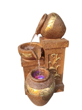 This elegant tiered water fountain This elegant tiered water fountain