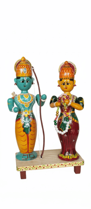 Handcrafted Wooden Idol Set