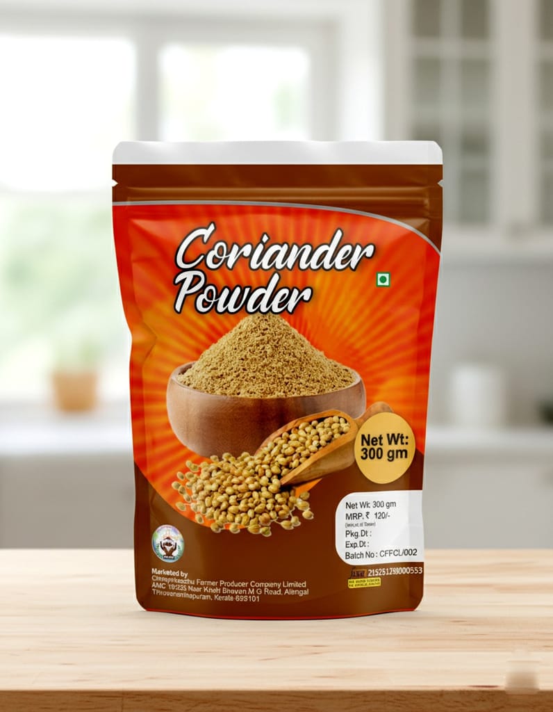 Premium Coriander Powder - 300gm Pack, Aromatic & Finely Ground