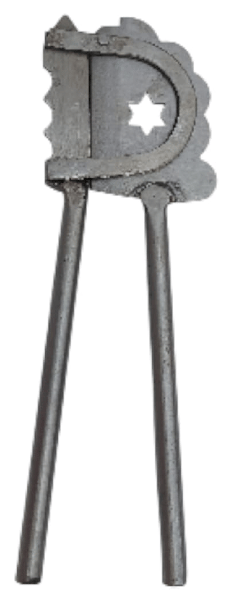 Mii Art 18 cm Iron Nut Cracker Cutter | Dry Fruit/Nut/Tobacco Cutter| Sarota| Adkitta| Supari Cutting Tool for Betel | Pista Cracker with Non-Slip Handle| Pack of 1