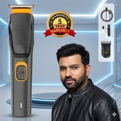 Trimmer For Men For Private Parts, Beard, Body Waterproof Trimmer With Safe Flexible Blades | Body Grooming Kit - Type C, Fast Charging, 110-Min Runtime | Full Body Trimmer-Best Quality