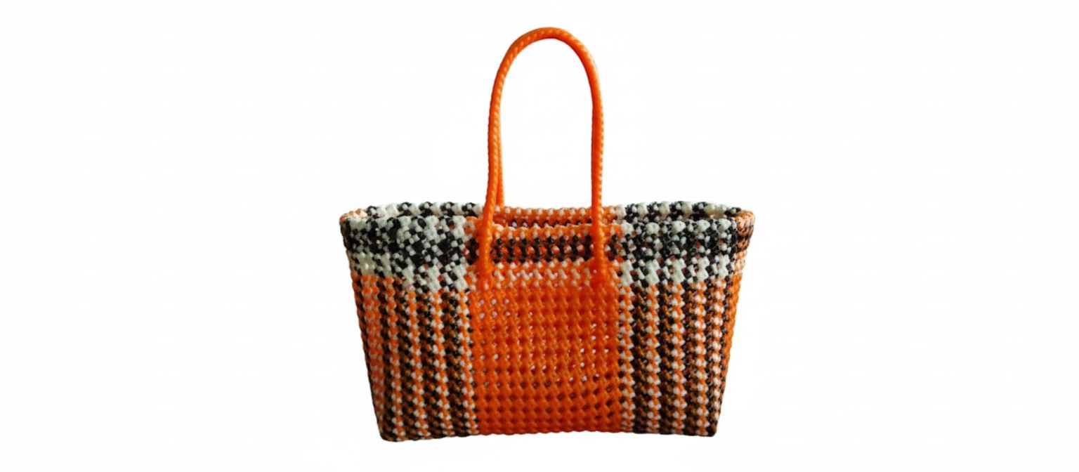 Handmade Plastic Wire Basket