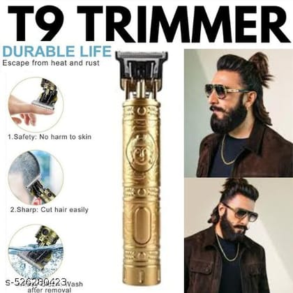 T9 Vintage USB Rechargeable Cordless Electric Beard Trimmer Hair Clippers G38 Trimmer 60 min Runtime 4 Length Settings Dregon trimmer