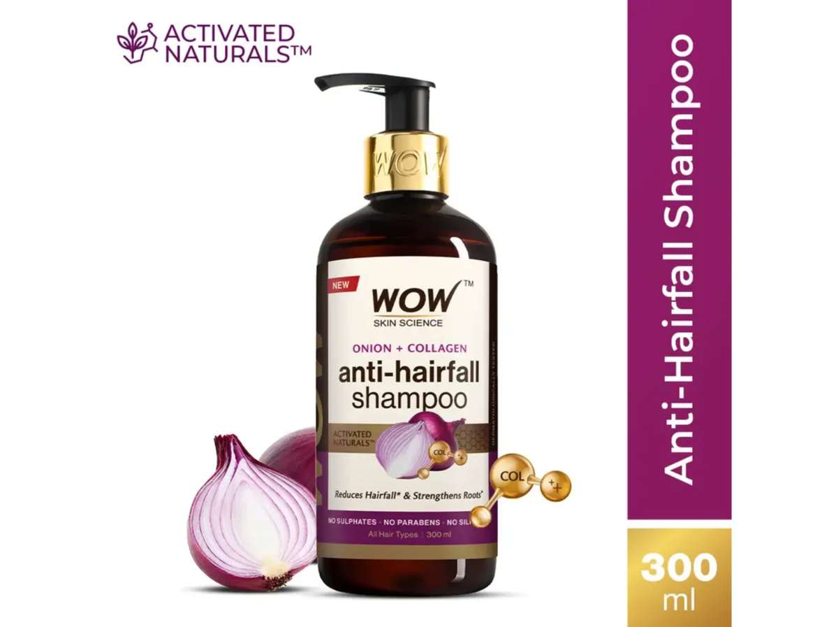 WOW Skin Science Onion Black Seed Oil Shampoo - 300ml
