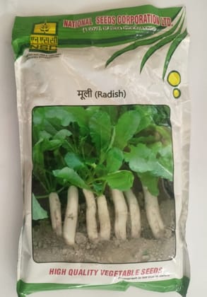 NSC Radish, JW Variety, 250 Gram Truthfully Labelled Seed Pouch