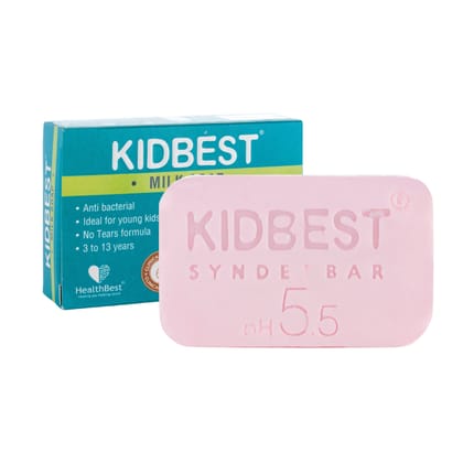 HealthBest Milk Soap for Kids | Anti-Bacterial | Normal Skin, Sensitive Skin & Dry Skin, Tear free- 75gm  (Pack of 3)
