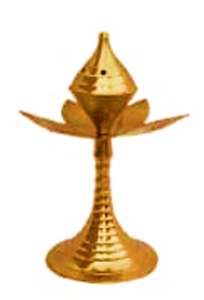 Mii Art Brass Incense Stick Holder Stand | Holder | Burner with Ash Catcher Agarbatti | Batti Stand | Plate | Dhup | Dhoop Best for Puja with 5 Holes(size-13 cm) Pack of 1pcs.