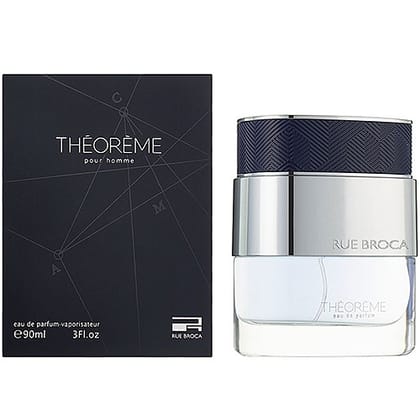 AFNAN Rue Broca Theoreme Homme Eau de Parfum 90ml | Masculine & Long-Lasting Perfume for Men