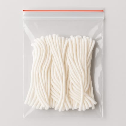 Pure Cotton Diya Wicks – 3 Inch Long Batti (100 Pieces) for Puja & Aarti