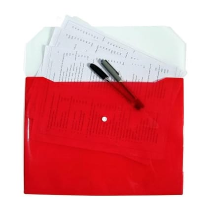 Button File with one side packet( pack of 5pcs)