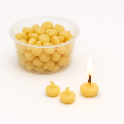 Pure Ghee Batti 2g – Pack of 100 | Ready-to-Use for Puja & Festivals | EYA Garden 