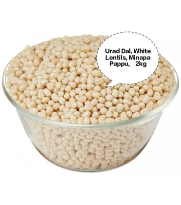 Urad Dal, White Lentils, Minapa Pappu, Ulutham Paruppu, Black Gram Dal 2kg