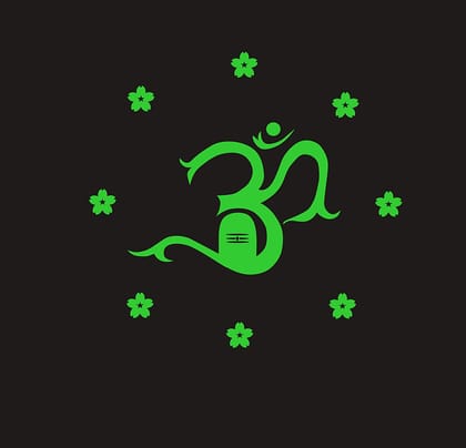 DreamKraft Glow in The Dark Radium Sticker (Green, 40 cm X 38 cm)