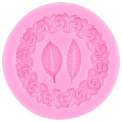 Rose Leaf Silicone Fondant Gum Paste Mould