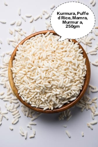 Kurmura, Murmura, Mamra, Puffed Rice, Porri 250gm
