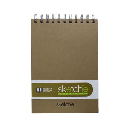 Anupam Sketche Wireo Sketch Book - 140Gsm Cartridge Paper-A5 / 329611