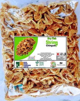 Dry Fish Shrimp (Chingudi) - 100% Pure and Natural - FSSAI Approved - 250gm