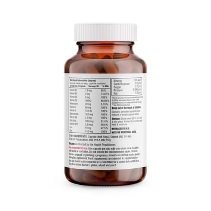 HealthBest Pregnabest Prenatal Multivitamins for Women – Folic Acid, Iron, Zinc, Vitamin D3 – 30 Capsules