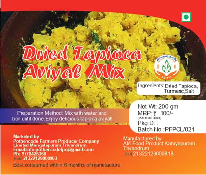Dried Tapioca Aviyal Mix