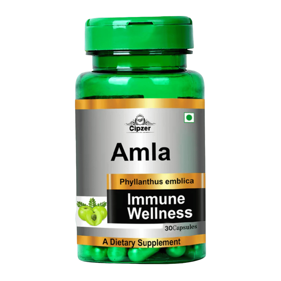 Cipzer Amla (30 Capsules): Your Daily Powerhouse for Radiant Skin, Strong Immunity, & Hair Health