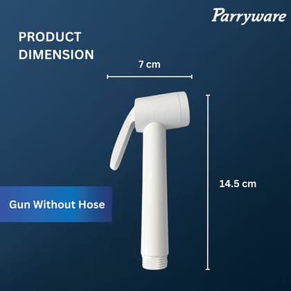 Parryware Health Faucet PVC Gun Without Hose and Hook | Economical Toilet Spray Gun/Bidet Spray Gun for Bathroom (E618371099) (Pack of 4)