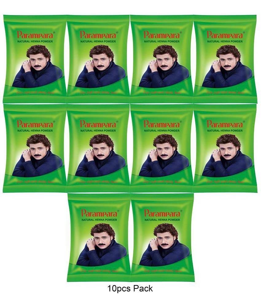 Parampara Hair Natural Henna 30 g Pack of 10