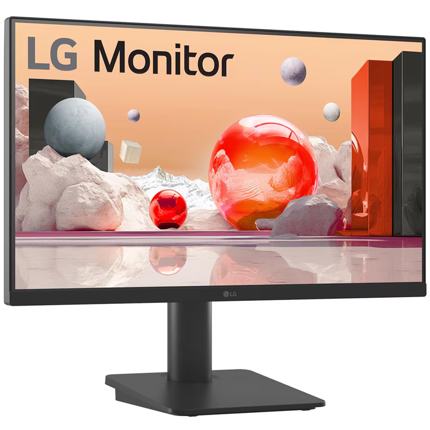 LG 24MS570B IPS Full HD (1920 x 1080) Monitor, 24 Inch, 100Hz, Anti-Glare, HDMI x 2, USB-C with PD65W, Height/Tilt Adjustable Stand, in-Built Speakers, Head Phone Out, Reader Mode, Flicker Safe