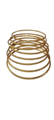 One Gram Bangles Set of 12 - Size 2-8