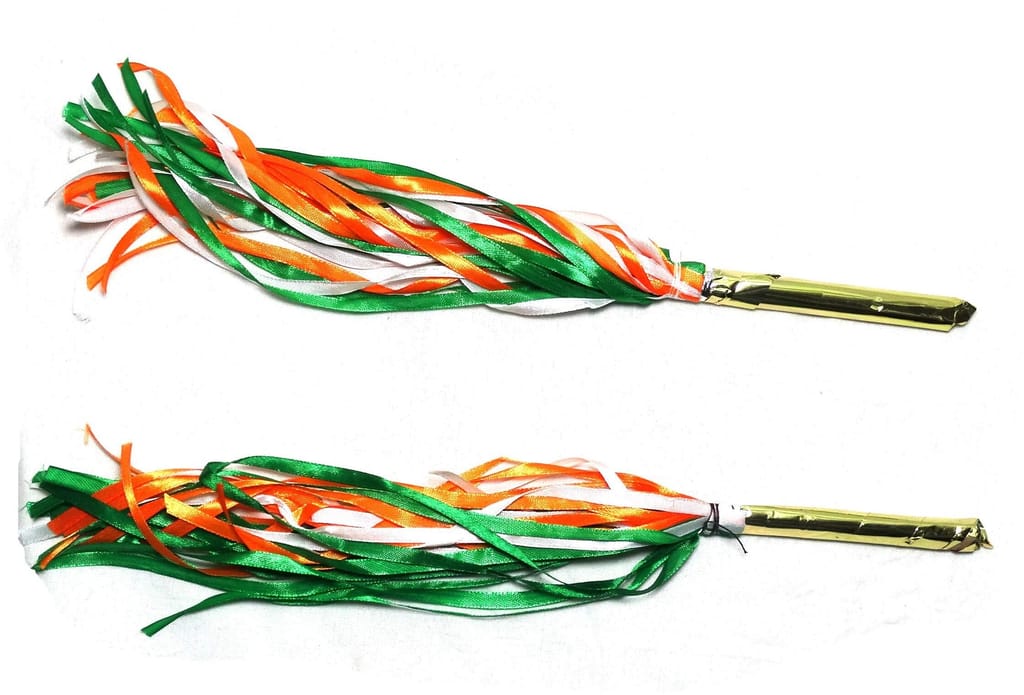 Nawani Pom Pom for Cheerleaders tiranga 1 pair - Party and Festive Needs | Buy online on ZillyBuy