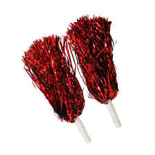 Nawani Pom Pom for Cheerleaders Red 1 pair - Party and Festive Needs | Buy online on ZillyBuy