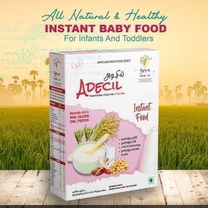 Adecil Banana Flavor/Bestfood for new born baby/ Cerelac Baby  /Cereal with Probiotics/  Gluten-Free Cerelac for Babies  /Nutrient-Rich 