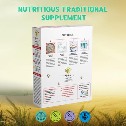 Adecil Banana Flavor/Bestfood for new born baby/ Cerelac Baby  /Cereal with Probiotics/  Gluten-Free Cerelac for Babies  /Nutrient-Rich 