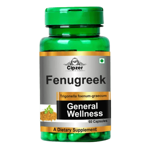 Cipzer Fenugreek (30 Capsules): Natural Support for Blood Sugar, Digestion, and Hormonal Balance